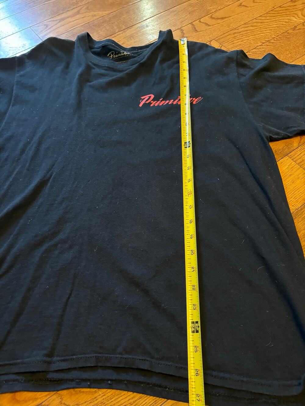 Primitive International Men's Large Black Rose Graphic T-Shirt Skate Streetwear